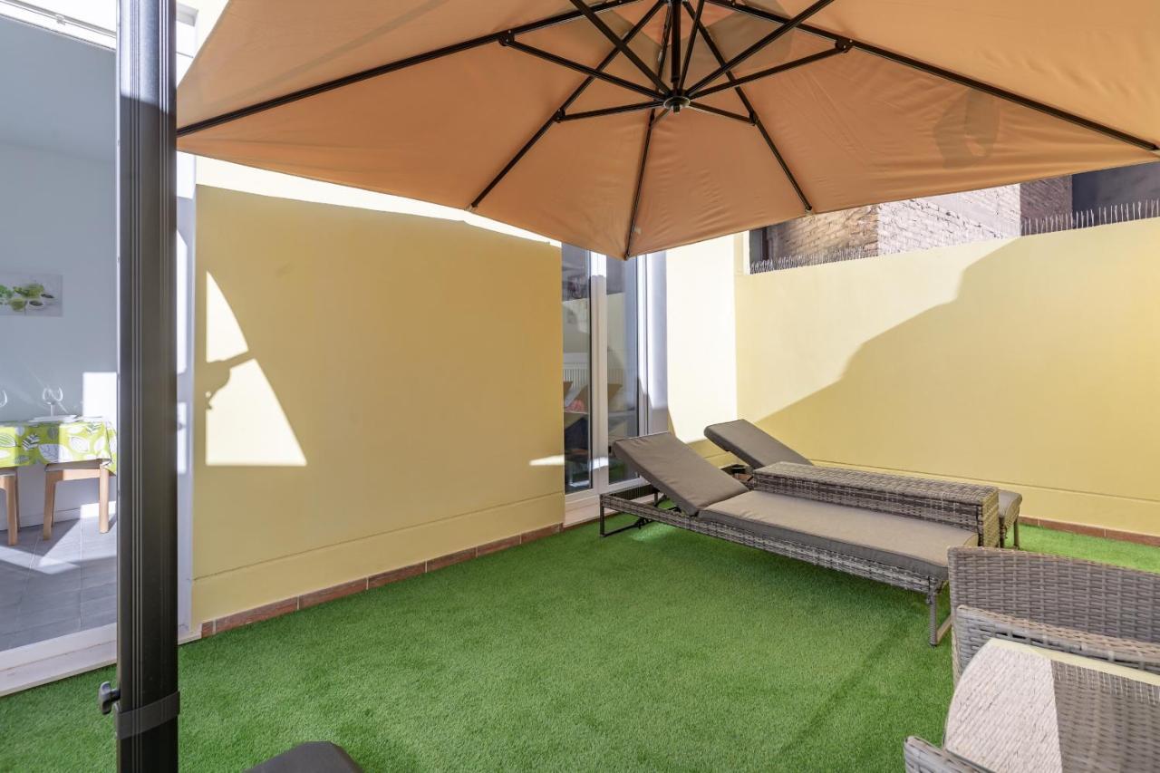 Gorgeous Apt With A Large Private Terrace บาเลนเซีย ภายนอก รูปภาพ